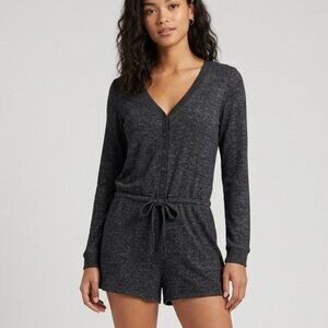 Aerie Long Sleeve Drawstring Romper Pyjamas